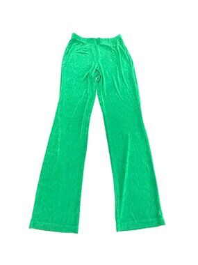 Chico's Pants Travelers Size 0 S Tall Green Pullon Slinky Fabric Women Carrer
